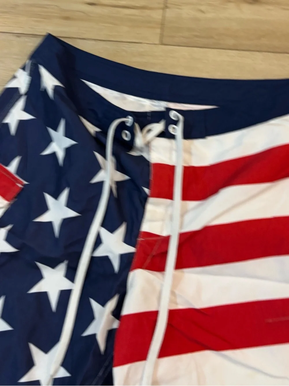 🏅🏅 LOUDMOUTH men’s size 36 USA stars & stripes swim trunks golf